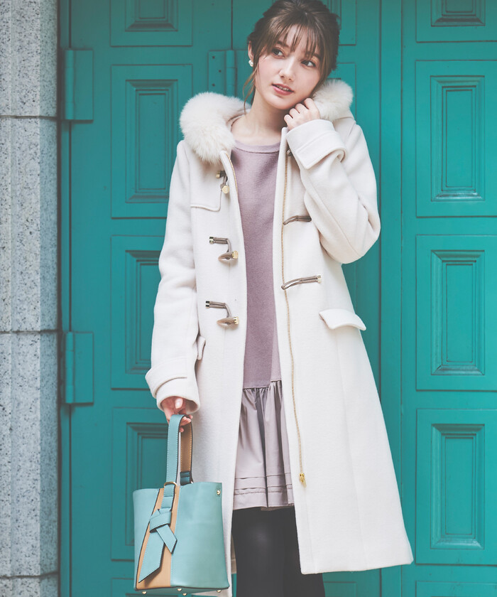 セール】【美人百花11月号掲載】ダッフルコート(504915389) | レッセ