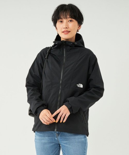 green label relaxing(グリーンレーベルリラクシング)/【WEB限定】＜ THE NORTH FACE ＞ Compact コンパクト ジャケット/BLACK