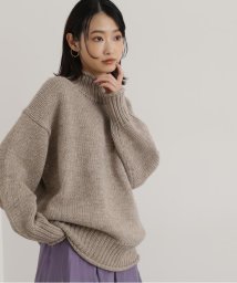 NATURAL BEAUTY BASIC(ナチュラルビューティーベーシック)/タートルネックニットプルオーバー/ベージュ