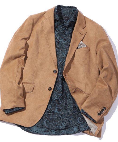 コマスエードストレッチジャケット【セットアップ対応】 商品説明【高級感の漂うイージーケアジャケット】世界的繊維メーカーで有名な小松マテーレ社が開発したコマス AA1539522444(11880円)