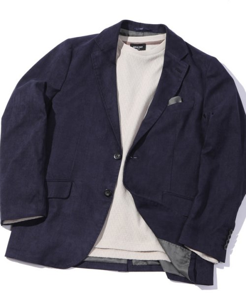 コマスエードストレッチジャケット【セットアップ対応】 商品説明【高級感の漂うイージーケアジャケット】世界的繊維メーカーで有名な小松マテーレ社が開発したコマス AA1539522444(11880円)