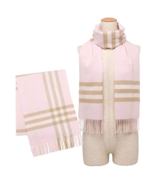 セール バーバリー マフラー スカーフ ストール ピンク ベージュ レディース Burberry 8 バーバリー Burberry Magaseek