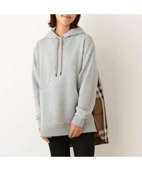 バーバリー パーカー ベティ トップス フーディー グレー レディース Burberry 142 バーバリー Burberry Magaseek