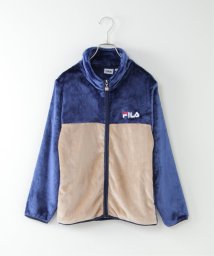 ikka kids(イッカ　キッズ)/FILA フィラ フリース切り替えジャケット（130〜160cm）/ネイビー