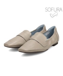 MADRAS(マドラス)/モデロ 比類ないしなやかさと快適な履き心地が生まれる 『SOFURA』 スクエアトゥ・スリッポンシューズ　DML5040/グレー