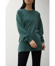 AZUL by moussy/BASIC TOUGH NECK LONG SLEEVE T/504939052