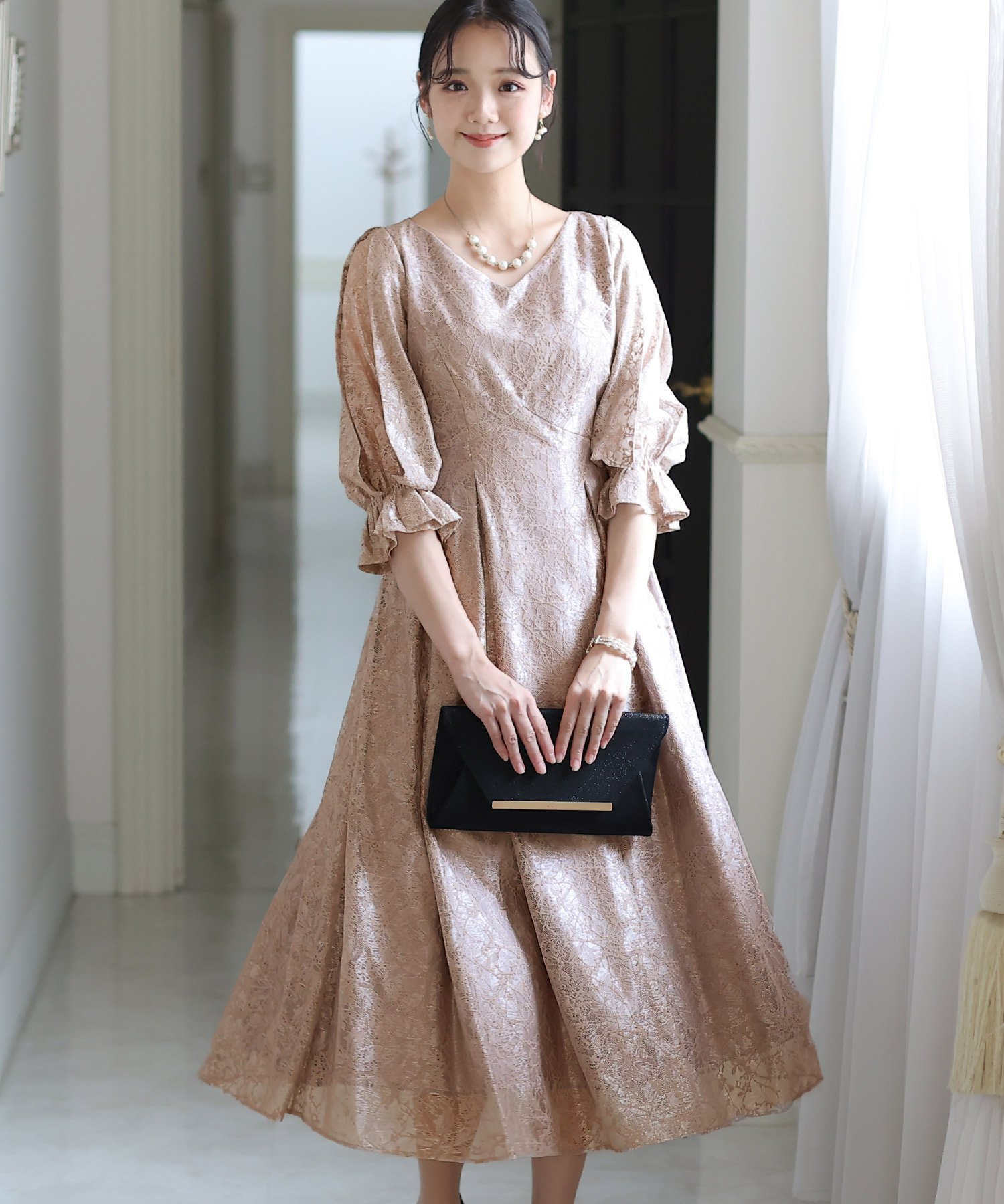 ヴィンテージレースワンピース プールヴー Pourvous Magaseek ヴィンテージレースワンピース プールヴー Pourvous Magaseek