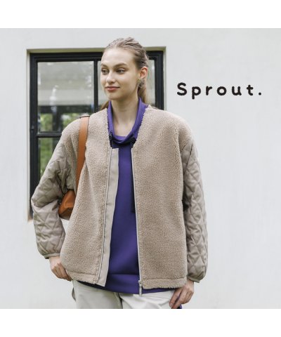 【Sprout.】シープボア×キルトドッキングジャケット