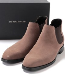 Men's Bigi(メンズビギ)/【42ND ROYAL HIGHLAND別注】サイドゴアブーツ/ベージュ