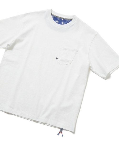 Men's Bigi(メンズビギ)/＜DENHAM/デンハム＞別注 ポケットTシャツ　made in japan/ホワイト
