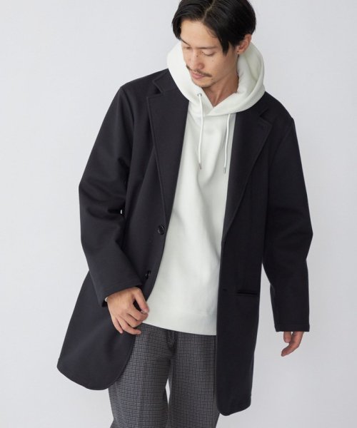 SHIPS: ダウンファブリック ストレッチ ハーフコート (チェスターコート) ストレッチ 品番 セットアップ対応 身長 やせ型/普段サイズ チェスターコート ハーフコート コーデュロイ 170cm/体重 53kg/体型 177cm/体重 62kg/体型