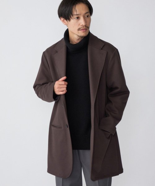 SHIPS: ダウンファブリック ストレッチ ハーフコート (チェスターコート) ストレッチ 品番 セットアップ対応 身長 やせ型/普段サイズ チェスターコート ハーフコート コーデュロイ 170cm/体重 53kg/体型 177cm/体重 62kg/体型