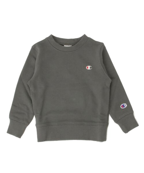 MAC HOUSE(kid's)(マックハウス（キッズ）)/Champion チャンピオン ベーシッククルーネックスウェットシャツ CK－T001－EC/チャコール