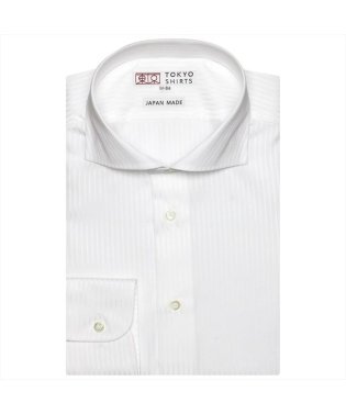 TOKYO SHIRTS/【国産しゃれシャツ】 プレミアム ホリゾンタルワイド 形態安定 綿100% 長袖ワイシャツ/504942446