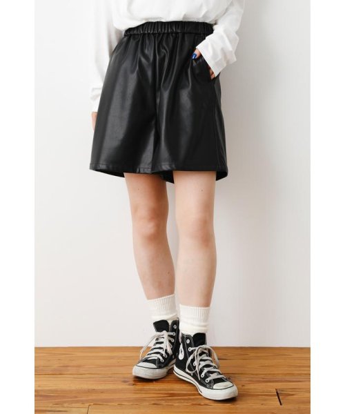 フェイクレザーキュロット ロデオクラウンズワイドボウル Rodeo Crowns Wide Bowl Magaseek