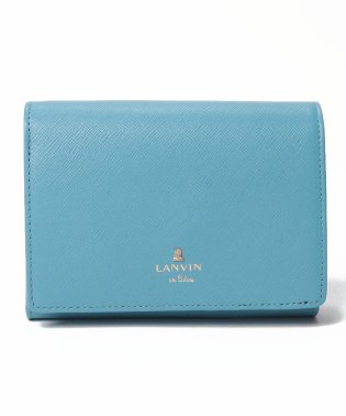 LANVIN en Bleu(BAG)/リュクサンブールカラー 二つ折り被せ財布/504937798