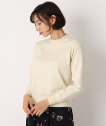  LAURA ASHLEY/【洗える】フリルハイネックコットン混プルオーバー/504946269