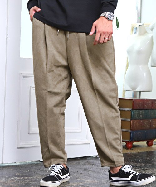 スエードダンボールテーパードパンツ テーパードパンツ メンズ スエード ダンボール ストレッチ ラグスタイル Luxstyle Magaseek スエードダンボールテーパードパンツ テーパードパンツ メンズ スエード ダンボール ストレッチ ラグスタイル Luxstyle Magaseek