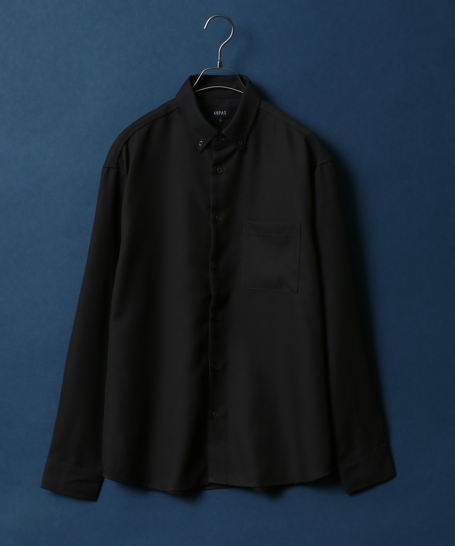 セール】【ANPAS】Oversize Twill Button Down Shirt/オーバーサイズ