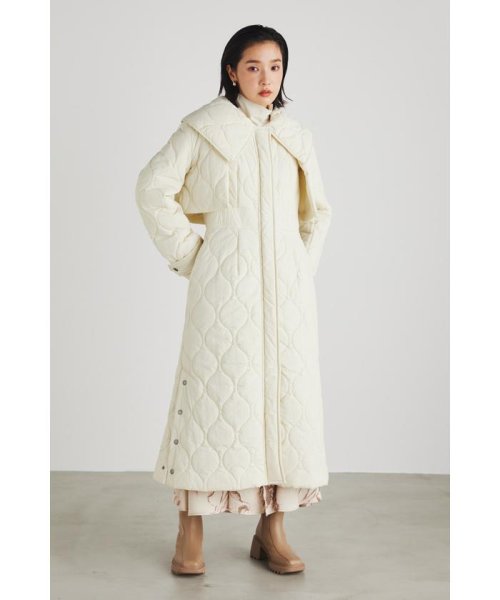 rienda ロリーズ キルティングファーコート 