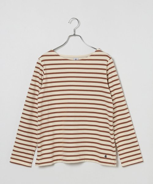 ROPE'(ロペ)/【PETIT BATEAU（プチバトー）】ボーダーカットソー/イエロー（80）