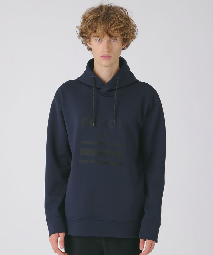 BLACK lab.】シャドーチェックロゴフーディー(504949288)｜HANKYU