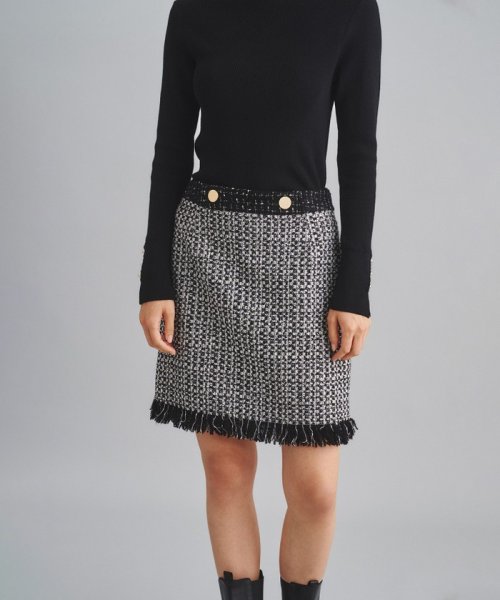 ツイードミニスカート 
