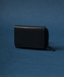 ANPAS/【ANPAS】イタリアンレザー 三つ折り ラウンドジップ メンズ 財布 レザー コンパクト 革 本革/504921447