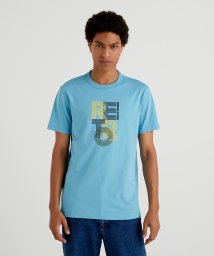 BENETTON (mens)(ベネトン（メンズ）)/プリント半袖Tシャツ・カットソー/ブルー