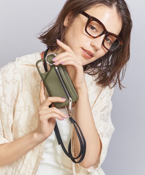 BEAUTY&YOUTH UNITED ARROWS(ビューティーアンドユース　ユナイテッドアローズ)/【WEB限定】＜AJEW＞CADENAS ストラップ iPhone12/12Pro ケース/OLIVE