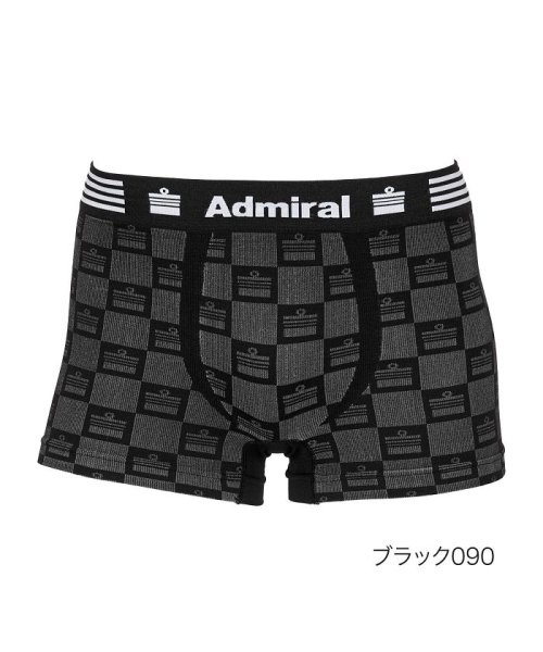 Admiral(アドミラル)/福助 公式 ボクサーブリーフ メンズ Admiral(アドミラル) 成型  ヒップアップ ar1－9720<br>Mサイズ ブラック 紳士 男性 フクスケ fu/ブラック