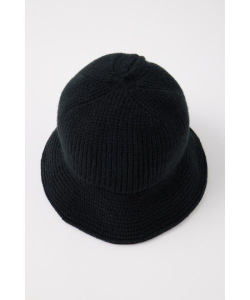moussy(マウジー)/KNIT BUCKET ハット/BLK