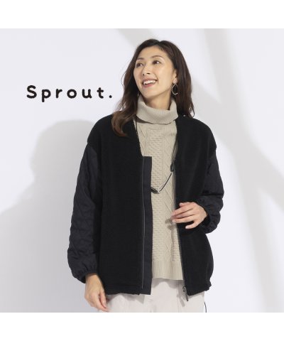 【Sprout.】シープボア×キルトドッキングジャケット