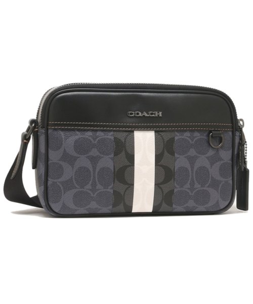 セール コーチ アウトレット ショルダーバッグ シグネチャー ネイビー ブラック メンズ Coach C9965 Qbdei コーチ Coach Magaseek