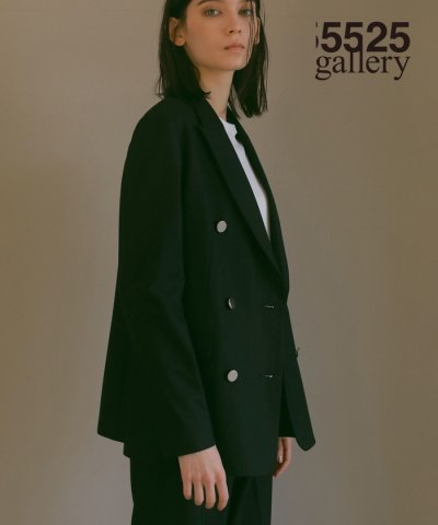 【23区 | 5525gallery】ウールストレッチ ダブル前 ジャケット