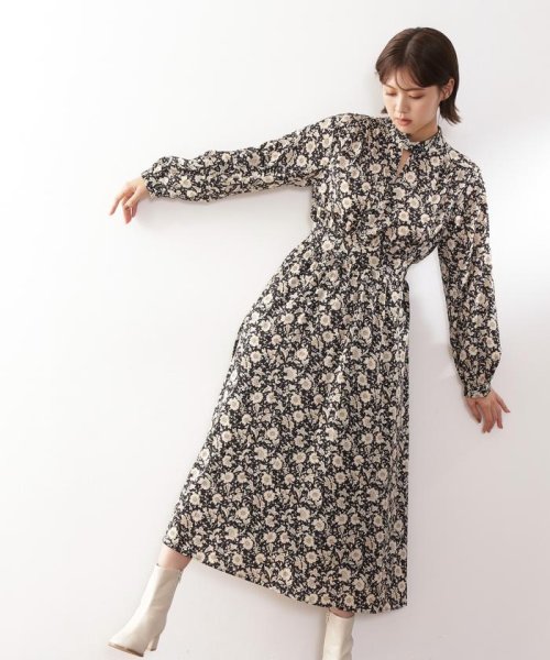 セール エヌナチュラルビューティベーシック N Natural Beauty Basic オータムフラワープリントワンピース Magaseek