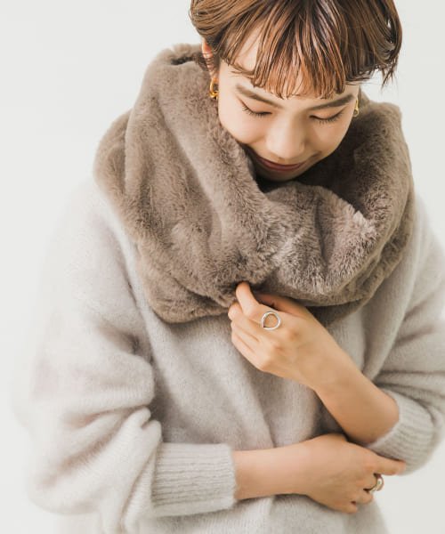 Web限定 マシュマロファースヌード アーバンリサーチ Urban Research Magaseek