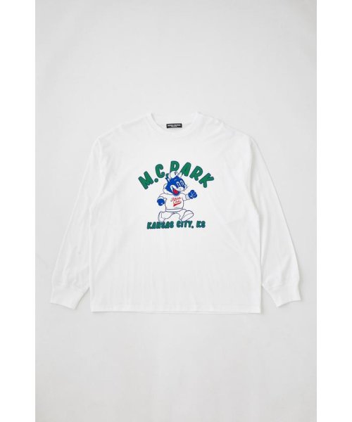 RODEO CROWNS WIDE BOWL(ロデオクラウンズワイドボウル)/WILD CAT ロングTシャツ/WHT