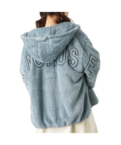 Converse コンバース 両面ボアバック刺繍入りジップパーカー 24 2854 マックハウス レディース Mac House Women Magaseek