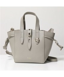 FURLA(フルラ)/【Furla(フルラ)】ハンドバッグ レディース NET MINI TOTE BASRFUA HSF000 NERO ネット レザー ショルダーバッグ トートバ/グレー