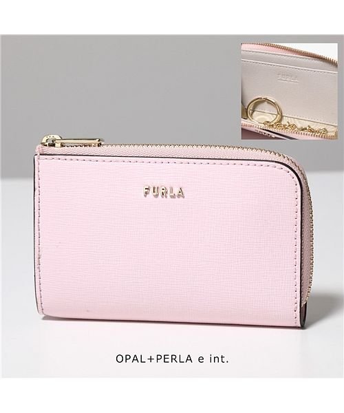 FURLA(フルラ)/【Furla(フルラ)】キーケース  レディース WR00123 B30000 BABYLON バビロン レザー カードケース キーチェーン付き ミニ財布/ライトピンク