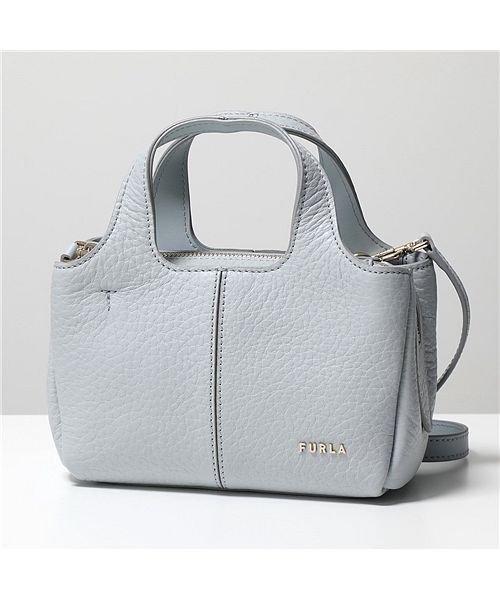 FURLA(フルラ)/【Furla(フルラ)】ハンドバッグ ELSA MINI TOTE WB00614 BX0912 レディース レザー ショルダーバッグ トートバッグ メタルロゴ/ブルー