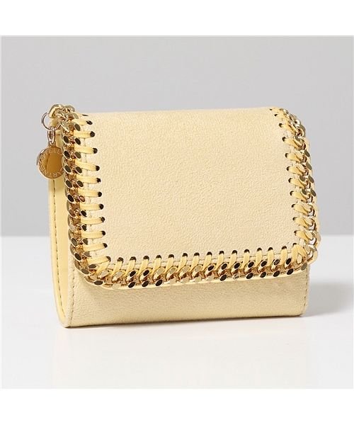 Stella McCartney(ステラマッカートニー)/【STELLA McCARTNEY(ステラマッカートニー)】三つ折り財布 431000 W9355 レディース Falabella ファラベラ スモール ミニ財/イエロー