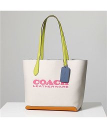 COACH(コーチ)/【COACH(コーチ)】トートバッグ KIA キア CA097 レディース レザー ロゴ /ホワイト系