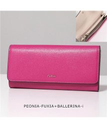 FURLA(フルラ)/【Furla(フルラ)】長財布 BABYLON CONTINENTAL WALLET SLIM PCY3UNO B30000 レディース バビロン レザー 二つ/ダークピンク