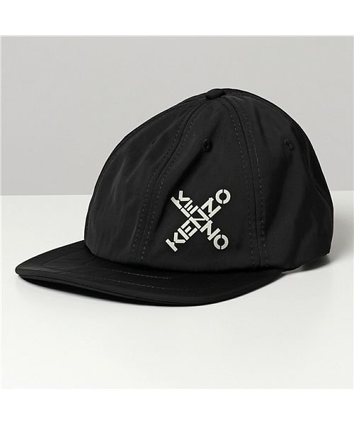 KENZO(ケンゾー)/【KENZO(ケンゾー)】キャップ 5AC223 F21 メンズ 帽子 KENZO SPORT CAP  6panel ロゴ ナイロン 99/ブラック
