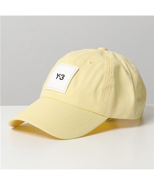 Y-3(ワイスリー)/【Y－3(ワイスリー)】キャップ SQUARELABEL CAP HI3311 レディース メンズ ベースボールキャップ 帽子 ロゴ EASYEL/イエロー 