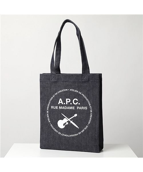 A.P.C.(アーペーセー)/【A.P.C.(アーペーセー)】バッグ tote gultare polgnard COCSX M61441 レディース メンズ トートバッグ デニム 鞄 IA/ネイビー系