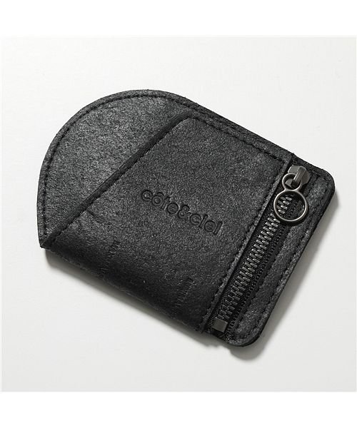 Cote&Ciel(コートエシエル)/【Cote&Ciel(コートエシエル)】コインケース ZIPPERED COIN PURSE RECYCLED LEATHER 28952 メンズ 小銭入れ 0/ブラック