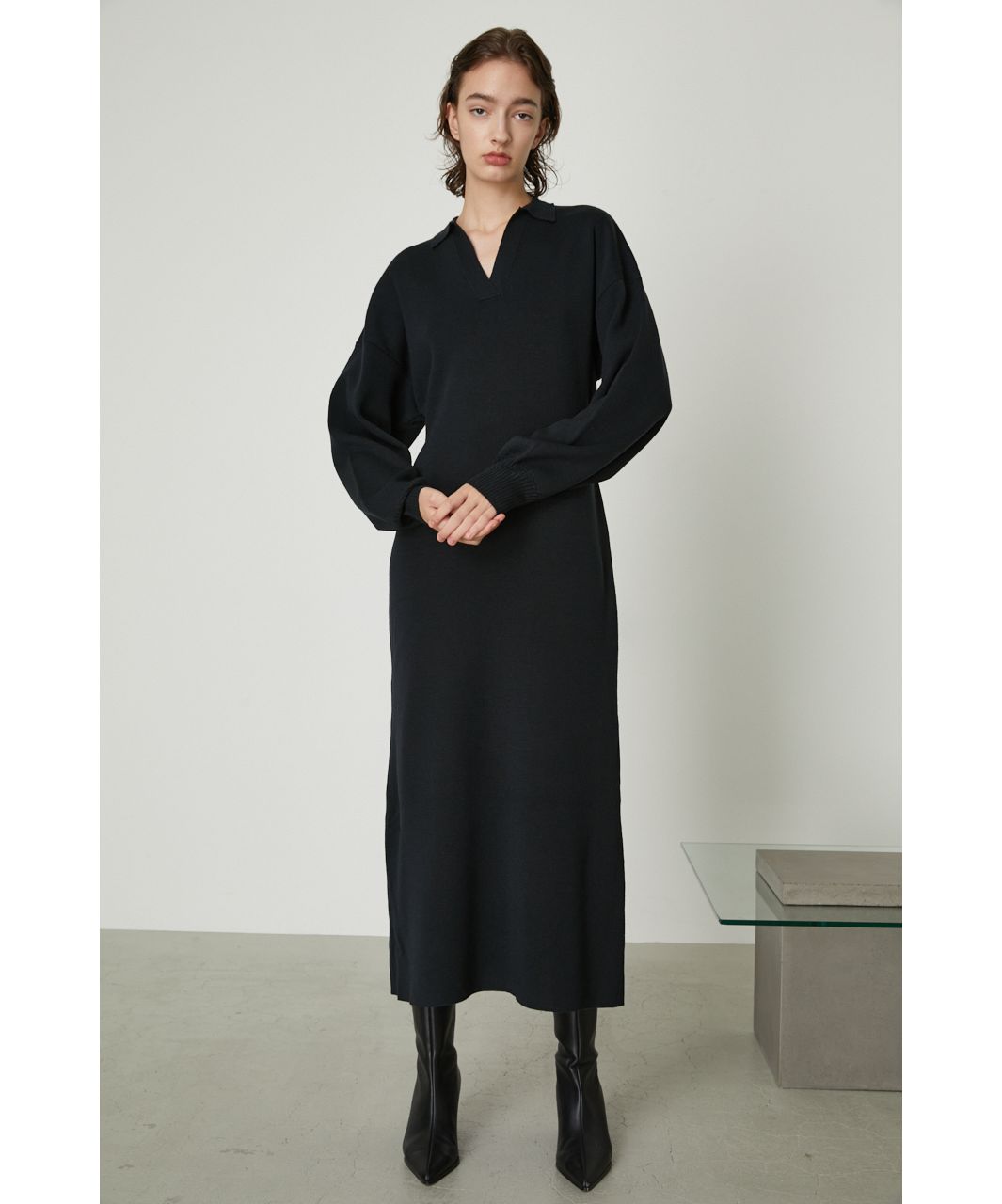 I line knit dress(504951712) | リムアーク(RIM.ARK) - MAGASEEK